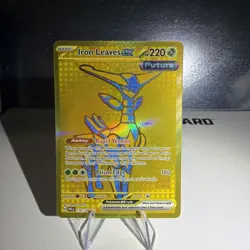 Pokemon Card Iron Leaves Ex 176/131 Prismatic Evolutions Rare Near Mint - Image 1