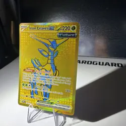 Pokemon Card Iron Leaves Ex 176/131 Prismatic Evolutions Rare Near Mint - Image 2