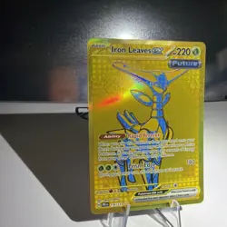 Pokemon Card Iron Leaves Ex 176/131 Prismatic Evolutions Rare Near Mint - Image 3