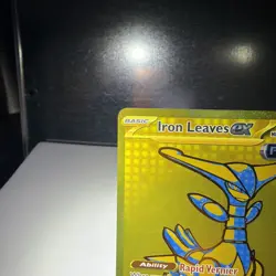 Pokemon Card Iron Leaves Ex 176/131 Prismatic Evolutions Rare Near Mint - Image 4