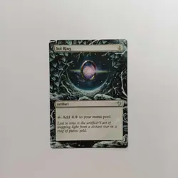 X4 Sol Ring MTG Hand Painted NEW Borderless Extended Full Altered Season Art oj - Image 3