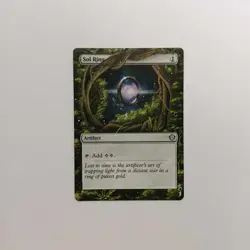 X4 Sol Ring MTG Hand Painted NEW Borderless Extended Full Altered Season Art oj - Image 5