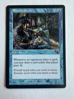 Magic the Gathering Rhystic Study Prophecy - Image 1