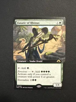Fanatic of Rhonas (Extended Art) Modern Horizons 3 Regular MTG - Image 1