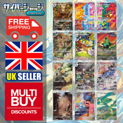 Japanese Cyber Judge sv5m Full Art Rares AR Pokemon Cards Singles - Image 1