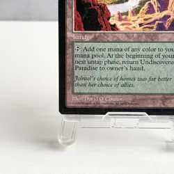 MTG Undiscovered Paradise Visions Rare Land 1996 Reserved List NM Vintage - Image 4