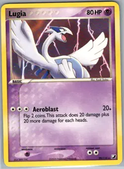 Lugia 29/115 Non Holo Unseen Forces - Pokemon Card - NM - Image 1