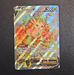 Leafeon V Alternate Art Full Art Ultra Rare 167/203 Evolving Skies Holo ENG - Image 1