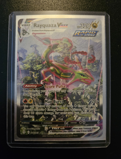 Rayquaza VMAX Alternate Art Secret Rare 218/203 Evolving Skies Holo ENG - Image 2