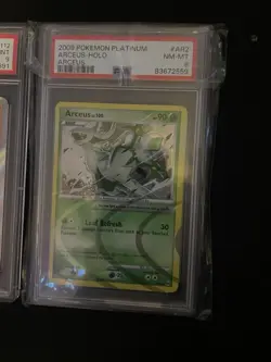 2009 Pokemon Platinum Arceus HoloPSA 8 #AR2 ARCEUS HOLO RARE - Image 1