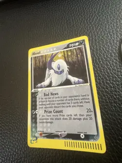 Pokemon TCG Absol Holo EX Dragon 1/97 (SWIRL 🌀) - Image 3
