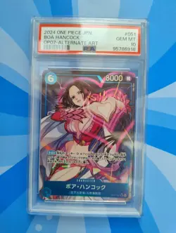 2024 - One Piece - Boa Hancock - OP07-051 - Alternative Art - Jap - PSA 10 - Image 1