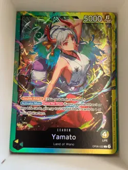 OP06-022 Yamato FOIL AA Alt Art English L One Piece TCG Card Game - Image 1