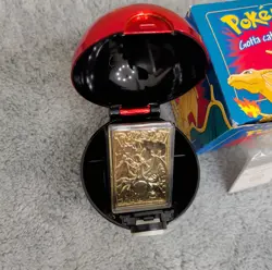 Pokemon Charizard 23K Gold Plated Trading Card #06 Burger King 1999 PokeBall COA - Image 2
