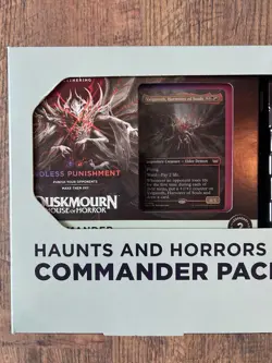 MTG: DUSKMOURN: HOUSE OF HORROR: ENDLESS PUNISHMENT COMMANDER DECK - NEW SEALED - Image 2
