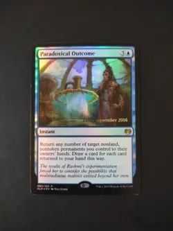 Paradoxical Outcome - Foil - Prerelease Promo Played, English Kaladesh - Image 1