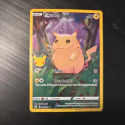 Pikachu 005/025 Pokemon Celebrations Stamp Holo Rare NM Full Art - Image 1