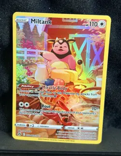 Pokemon Miltank GG24/GG70 Crown Zenith Galarian Gallery UR Full Art Holo 110 - Image 1