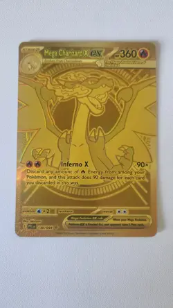 Pokemon Mega Charizard X ex ( 130/094) - Phantasmal Flames - English - NM/M - Image 1
