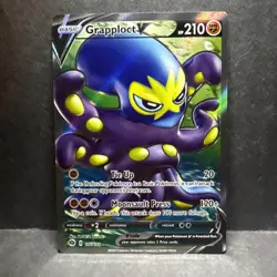 Grapploct V Full Art 72/73 Pokemon TCG Sword & Shield Champions Path Holo MINT - Image 1