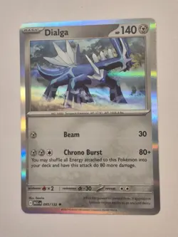 Pokemon 2025 ME01: Mega Evolution Dialga 95/132 Holo - Image 1