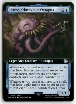 Ultros, Obnoxious Octopus Extended Art - FINAL FANTASY MTG NM - Image 1