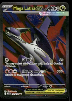 Pokemon Cards Mega Latias ex 163/132 Mega Evolution Ultra Rare NM - Image 1