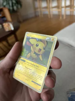 Pichu HeartGold SoulSilver Reverse Holo Card 28/123 MP Condition - Image 2