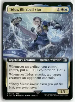 Tidus, Blitzball Star Extended Art - FINAL FANTASY MTG NM - Image 1