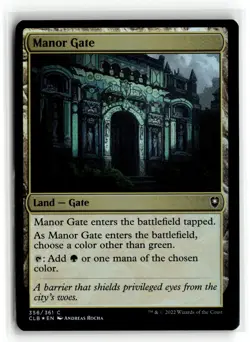 Manor Gate Foil C Commander Legends: Battle for Baldur's Gate 356 NM - Image 1