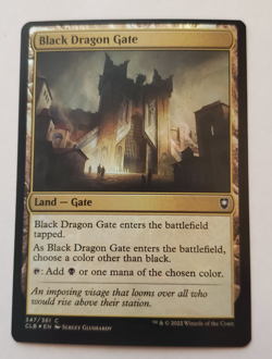1x Black Dragon Gate FOIL CLB Battle for Baldur's Gate Magic the Gathering NM - Image 1