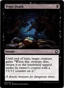 Feign Death 103 Adventures in the Forgotten Realms MTG NM - Image 1