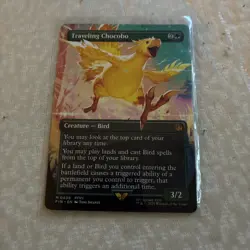 Traveling Chocobo (Borderless) Final Fantasy Regular - Image 1
