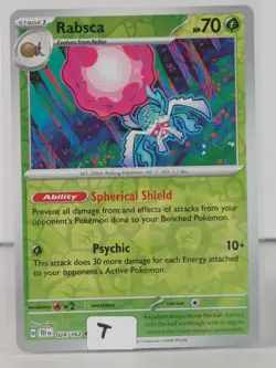 Rabsca - Reverse Holo - Temporal Forces - 024/162 - Pokemon TCG -NM -U Pick - Image 2