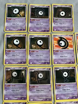 Lot Of 45 Unown Pokemon Cards Diamond & Pearl / Nintendo ex Mint To Well Played - Image 2