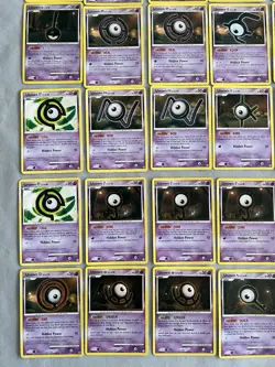 Lot Of 45 Unown Pokemon Cards Diamond & Pearl / Nintendo ex Mint To Well Played - Image 3