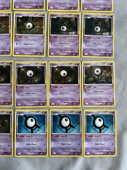 Lot Of 45 Unown Pokemon Cards Diamond & Pearl / Nintendo ex Mint To Well Played - Image 5