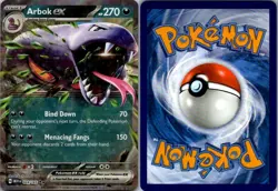 Arbok ex 024/165 Double Rare 151 Pokemon Near Mint - Image 1