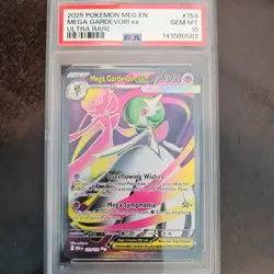 2025 Pokemon Mega Evolution Mega Gardevoir Ex #159 Ultra Rare PSA 10 Gem 💎 Mint - Image 1