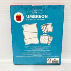 Umbreon - Pokemon 2025 McDonalds Happy Meal Promo Pack - Factory Sealed - Image 2