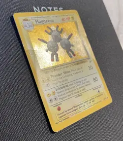 Magneton 9/130 Base Set 2 Holo Rare Pokemon - Image 3