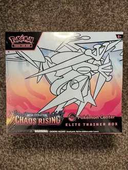 Pokemon TCG Chaos Rising Pokemon Center ETB (New & Sealed) DENTED - Image 1
