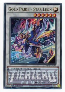 Yugioh PHHY-EN089 - Gold Pride - Star Leon - Ultra Rare - Image 1