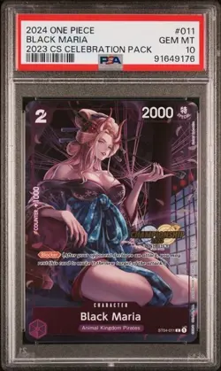 One Piece Black Maria CS Event PACK PSA 10 - Image 1