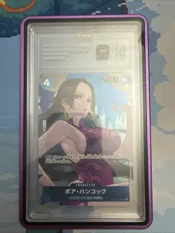 One Piece TCG Boa Hancock OP02-059 Box Topper TAG Gem mint 10 Rank 1 - Image 1
