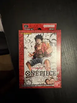 Straw Hat Crew ST01 1st Edition Super Pre-Release Starter Deck One Piece - Image 1