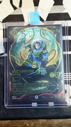 Disney Lorcana Buzz Lightyear Jungle Ranger Enchanted Foil 241/204 EN - Image 1
