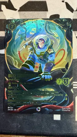 Disney Lorcana Buzz Lightyear Jungle Ranger Enchanted Foil 241/204 EN - Image 2