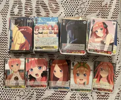 Weiss Schwarz The Quintessential Quintuplets Movie JP Playset x4 C/U/CC/CR/R/RR - Image 1