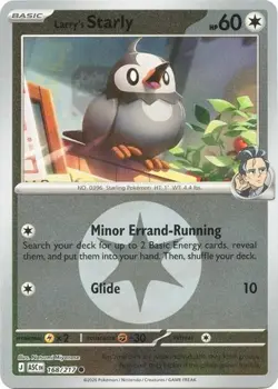 1x Larry's Starly (Energy Symbol Pattern, # NM Eng Pokemon - ME: Ascended Heroes - Image 1